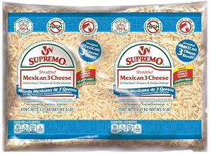 Supremo Mexican 3 Cheese Blend, 5 Pound -- 4 per case.