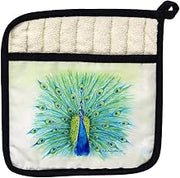 Betsy Drake PT758 Peacock Pot Holder