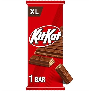 Kit Kat Milk Chocolate Wafer XL, Candy Bar, 4.3 oz (10 Pieces)