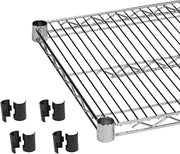 Thunder Group CMSV1836 Wire Shelving, 18" x 36", Chrome Plated Finish, NSF, Pack of 2