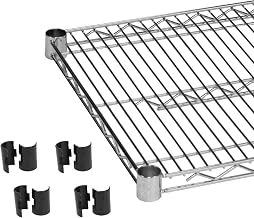 Thunder Group CMSV1836 Wire Shelving, 18" x 36", Chrome Plated Finish, NSF, Pack of 2