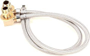 T&S Brass B-0230-KIT Inlet Kit with 1/2-Inch Npt Nipple, Close Elbows and 24-Inch Flex Supply Hoses