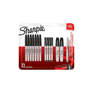 Permanent Markers by Sharpie – 1 Count (Pack of 21), Assorted, Pack of 21, Model 2206179