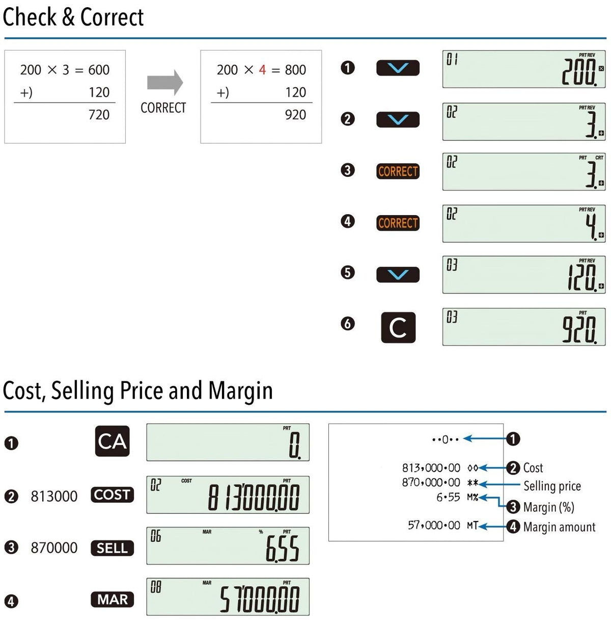 Printing Calculator by Casio – Aa, Model HR-200RC