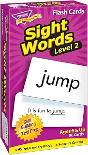 Trend Enterprises Sight Words Level 2 Flash Cards, Dolch and Fry Phrases