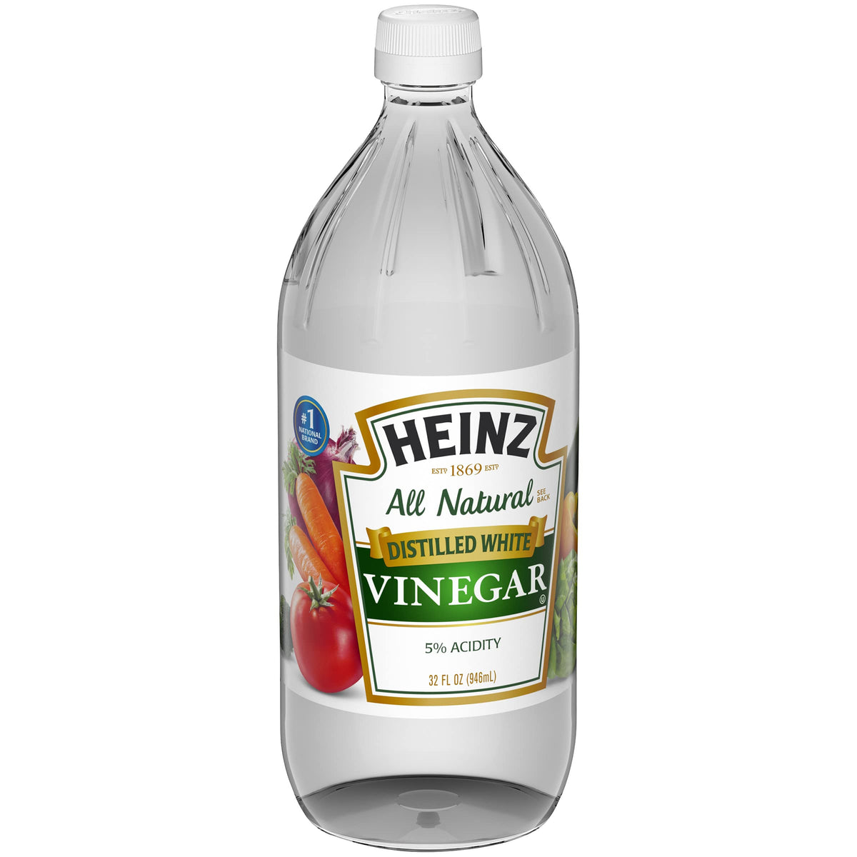 HEINZ distilled white vinegar / 32 Fl Oz (Pack of 3) / 1 White