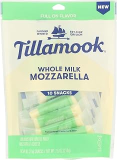 Tillamook Whole Milk Mozzarella Snacks, 7.5 OZ