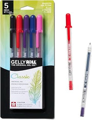Sakura Gelly Roll Classic, Fine Pt, Colors may vary, 5 Count