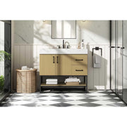 Caroline Bathroom Vanity Honey Brown by Lighting Design – Wood, Honey Brown, Model VF29236MHB