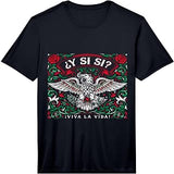 Mens Mexican Eagle Y Si Si Fiesta Mexicana Decor Performance T-Shirt