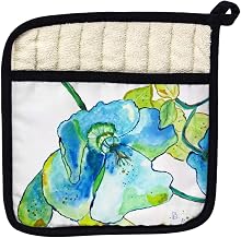 Betsy Drake PT1115 Blue Hibiscus Pot Holder