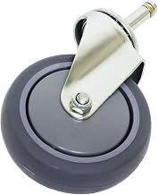 Thunder Group PLCB4140 Stem Caster, 4", Without Brake, for Bus carts PLBC3316 & PLBC4019, Pack of 4