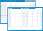 AT-A-GLANCE Wall Planner / Calendar, Undated, Erasable, 30/60-Day, 36 x 24, White/Blue (PM233-28)