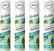 Batiste Instant Hair Refresh Dry Shampoo, Original Classic Clean, Refreshes Hair Without Drying Out, 3.81 oz (Pack of 4)