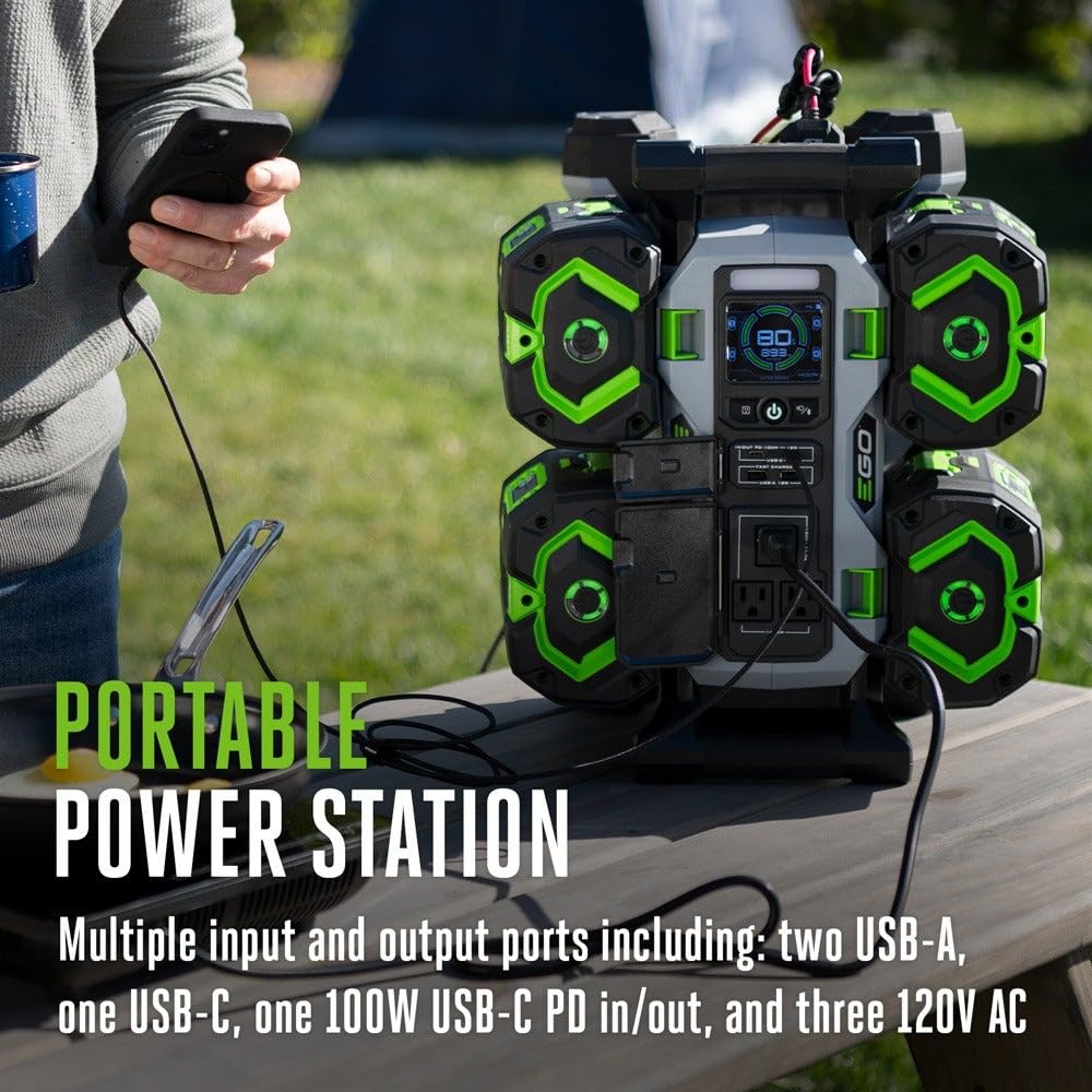 EGO Power+ 1400W w/(2) 6.0Ah Batteries / 1 Generators