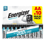 MaxPlus AA Performance Alkaline Batteries - 10 Pack by Energizer – Pack of 10, Model TILLCASE
