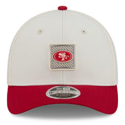 Youth Cream/Scarlet San Francisco 49ers 2026 Training Camp 9FORTY M-Crown Adjustable Hat by New Era – 100% Polyester - Crown, Model 26 Nfl Training Camp Youth 9forty