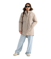 Girls' Arctic Parka by The North Face – Nylon, Timeless Taupe, Model NF0A8A30