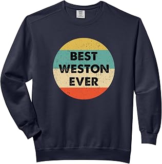 Weston Name Comfort Colors Adult Sweatshirt