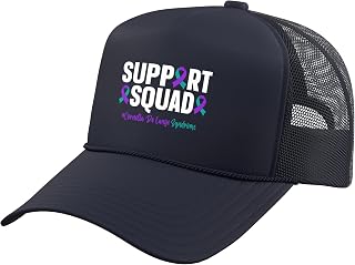 Support Squad Cornelia De Lange Syndrome Awareness Trucker Hat with Adjustable Mesh Back