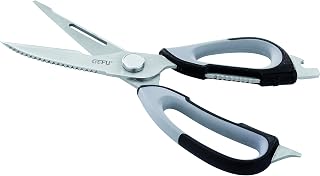 GEFU 12670 Multi-Functional Scissors44; Silver & Black
