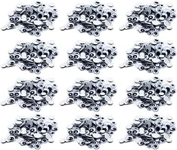 Charles Leonard Assorted Peel'n Stick Wiggle Eyes, Black, 100 Per Pack, 12 Packs