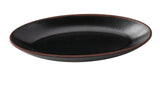 NA-310BK Nature Art Oval Plate by Yanco – Large, Melamine, Black, Pack of 24