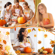 Newcotte Pumpkin Gnomes Kitchen Apron Set, 10 Pack, Thanksgiving Designs