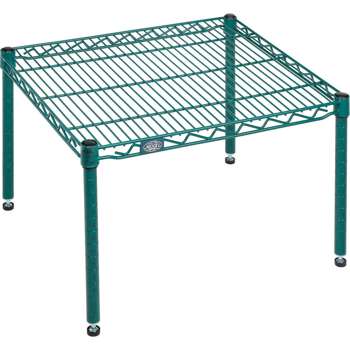 Poly-Green Wire Dunnage Rack by Nexel – Wire, Green, Model P2124G