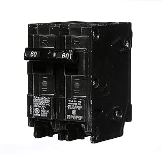 SIEMENS Q260 60-Amp Double Pole Type QP Circuit Breaker, Black