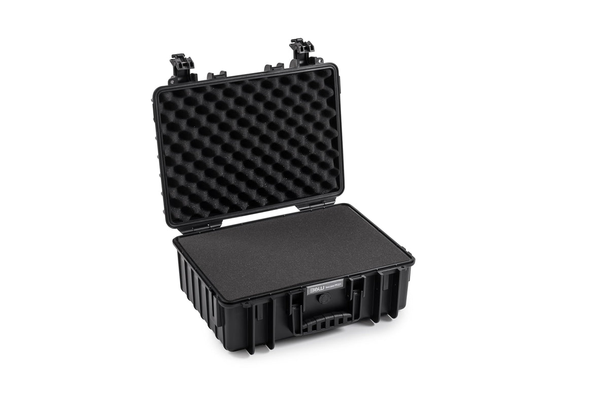 Type 5000 Outdoor Case with SI Foam by B&W International – Type 5000, 22.1 liters, Other, Black, Model 5000/B/SI