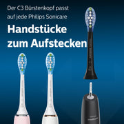 PHILIPS 4 Count (Pack of 1) / Black / 1 Toothbrush Replacement Heads