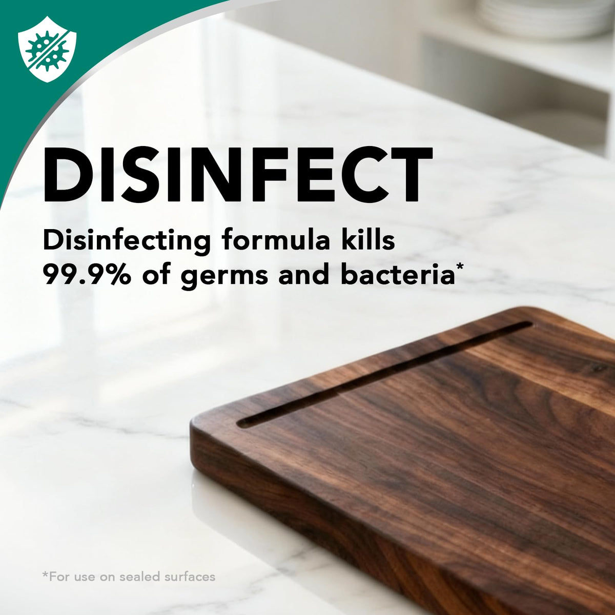 Disinfectant Granite & Stone Daily Clean & Shine by Weiman – 24 Fl Oz (Pack of 1), Plastic, 1 Pack