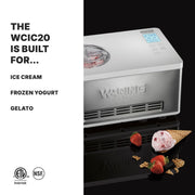 Waring 2 Quart Ice Cream Maker / 2 Quart / Silver Ice Cream Machines