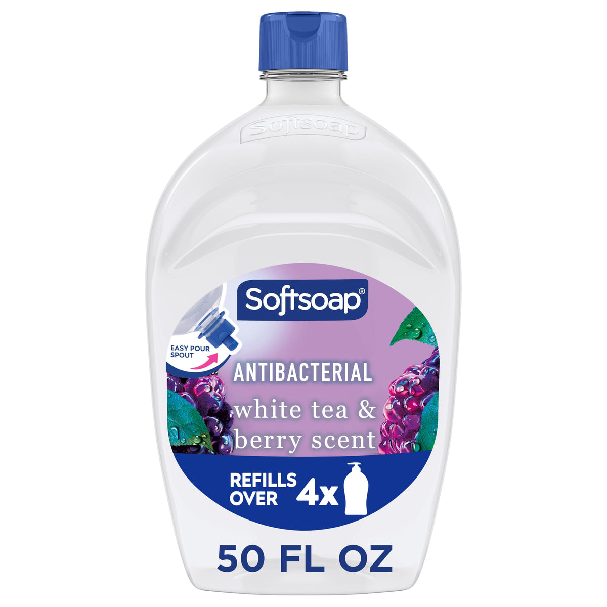 Antibacterial Hand Soap Refill by Softsoap – 50 Fl Oz (Pack of 1), Clear, Model US05259A