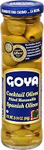 Goya Foods Cocktail Pitted Manzanilla Spanish Olives, 2.25 Ounce (Pack of 12)