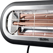Infrared Patio Heater by Global Industrial – Aluminum, Black, Model MINI