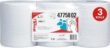 Wypall GeneralClean L20 Medium Cleaning Towels, 3 x 550 Sheets (47758)