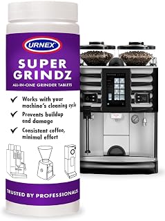 Urnex SuperGrindz Grinder Cleaning Tablets, 11.6 oz Bottle