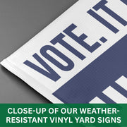 Richard Ojeda For Us House Yard Sign 2026 North Carolina Candidate Race Voting Elections Vote by Generic – 22x15, Vinyl, Multicolor