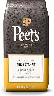 Peet's Coffee Ground Coffee Light Roast, Sun Catcher, 10.5 Ounces
