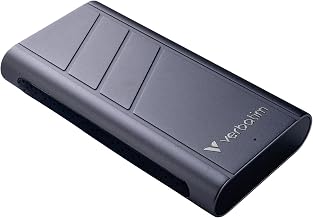 Verbatim TurboMetal Portable SSD 4TB USB4 40Gbps External SSD 3700MB/s | With USB4, up to 3700MB/s read and 3600MB/s write for professional data transfer and backups
