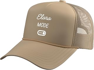 Elara Mode On Name Trucker Hat with Adjustable Mesh Back