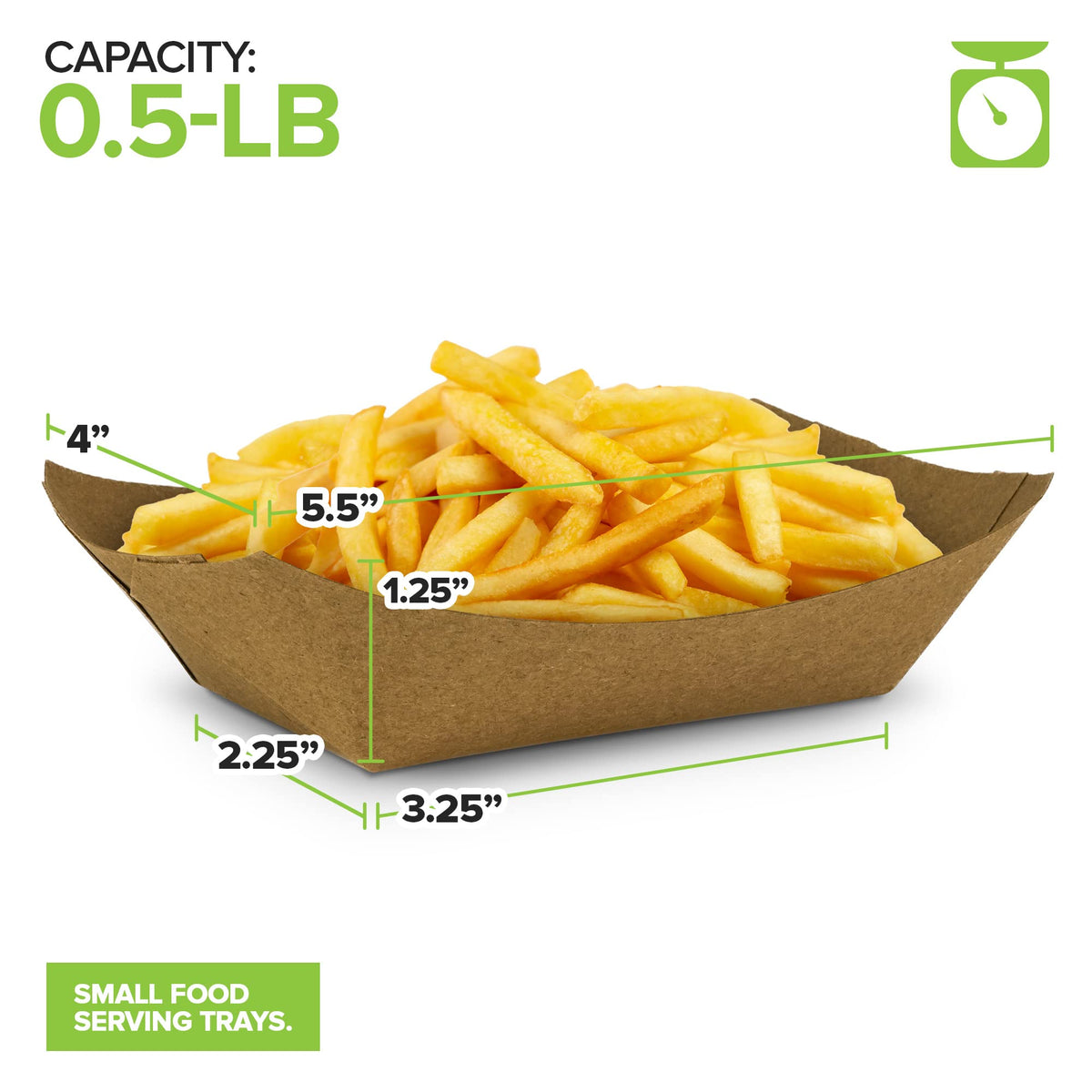Stock Your Home 1/2 lb / 250 / 250.0 Serving Trays