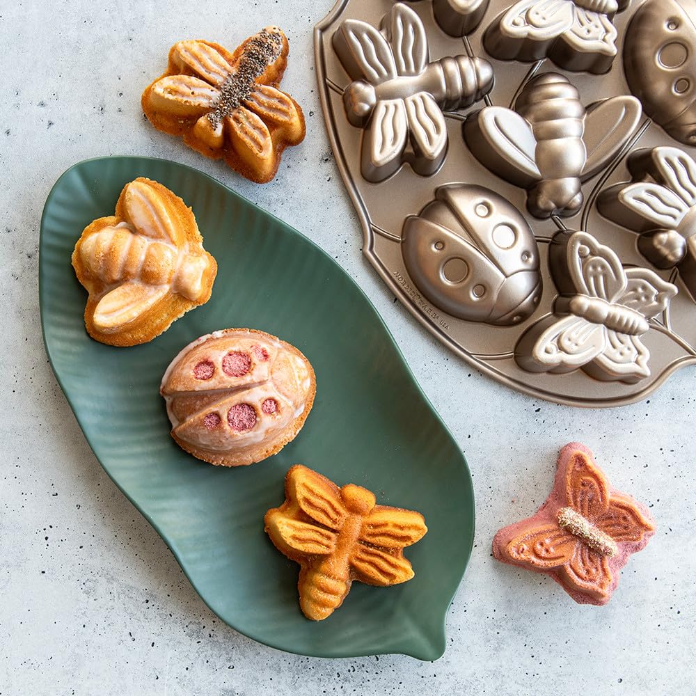 Nordic Ware Toffee / 5 Cup Capacity / Backyard Bugs Pan Specialty & Novelty Cake Pans