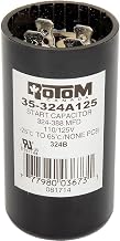 Motor Start Capacitor, 110-125 Volt, 324-388 Mfd