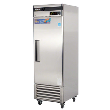 () - 27” Solid Door Reach-In Refrigerator by Turbo Air – 19.3 cubic_feet, Stainless steel, Model TSR-23SD