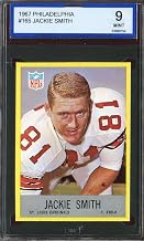 1967 PHILADELPHIA #165 JACKIE SMITH ISA 9 (RC) CARDINALS HOF