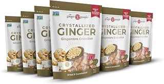 The Ginger People Crystallized Ginger Chips Candied Ginger 3.5oz 12Pk