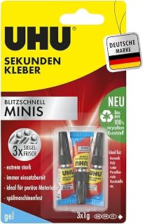 UHU Sekunden adhesive fast Minis gel 3 g